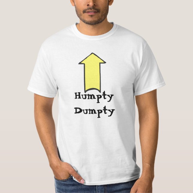 Camiseta Humpty Dumpty fue empujado (Anverso)