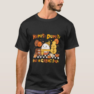 Camiseta Humpty Dumpty Tuvo Una Gran Caída Otoño Calabaza Q