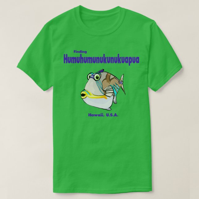 Camiseta humuhumunukunukuapua (Diseño del anverso)