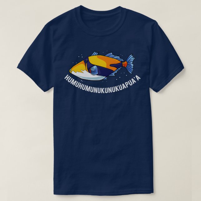 Camiseta HumuhumunukunukuapuaUn pez hawaiano TShirt (Diseño del anverso)