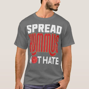 Camiseta Humus vegan extendido no el odio a los vegetariano