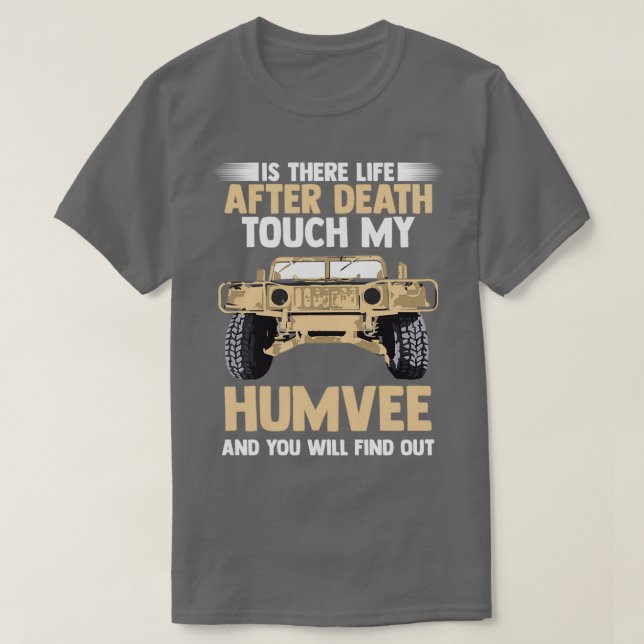 Camiseta Humvee militar  (Diseño del anverso)