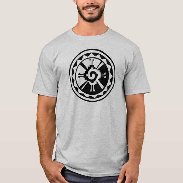 Camiseta Hunab Ku Creador y planetas celestes (Anverso)