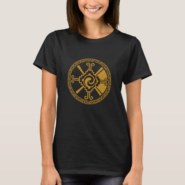 Camiseta Hunab Ku - Deidad Maya (Anverso)