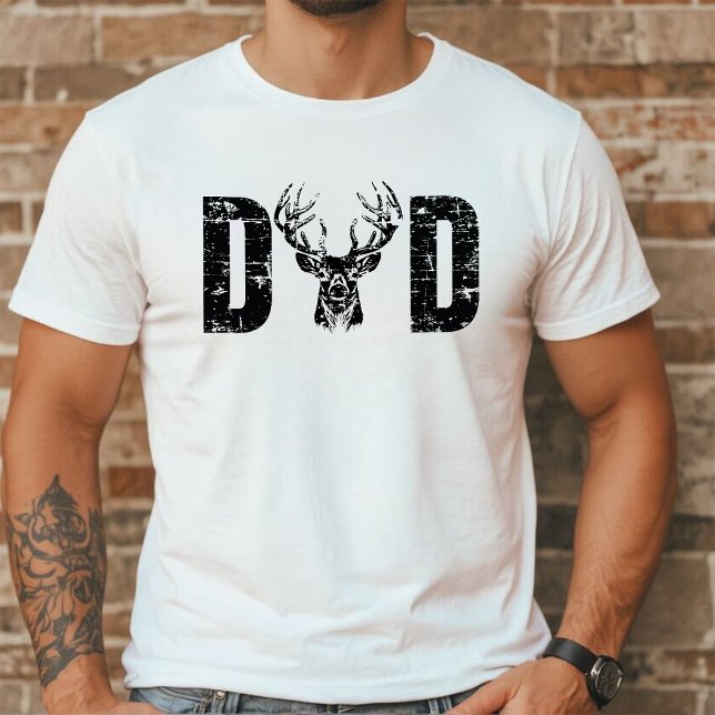Camiseta Hundiendo a Dad Rustic Deer Antler (Subido por el creador)