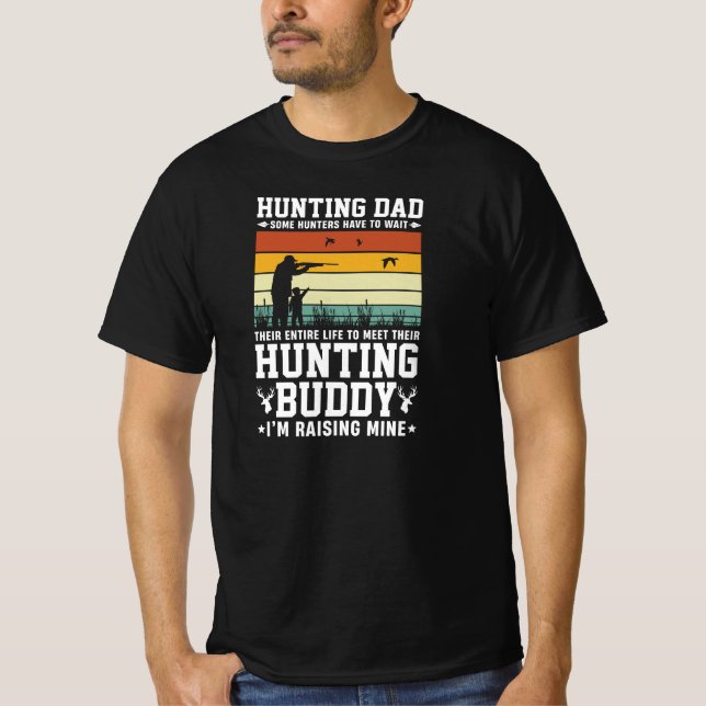 Camiseta Hundiendo a papá - Orgulloso padre cazador (Anverso)