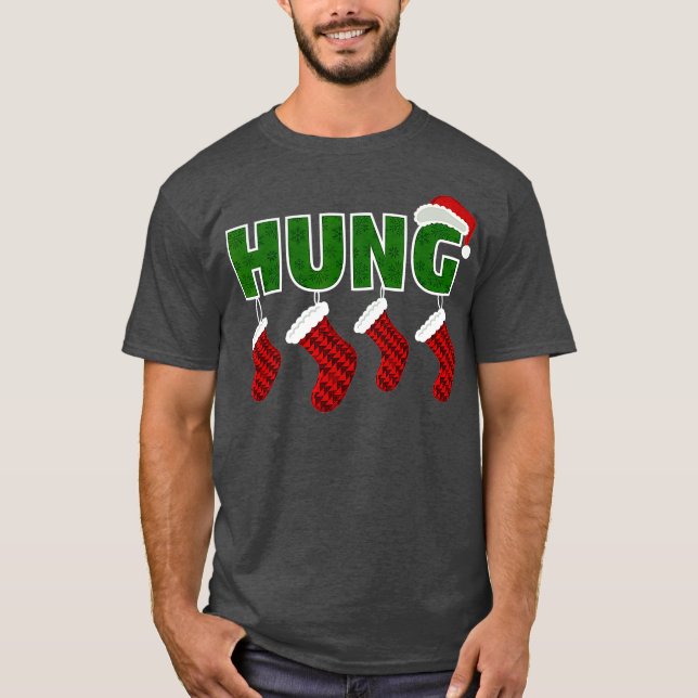 Camiseta Hung - Divertidos Navidades Gay Endowed (Anverso)