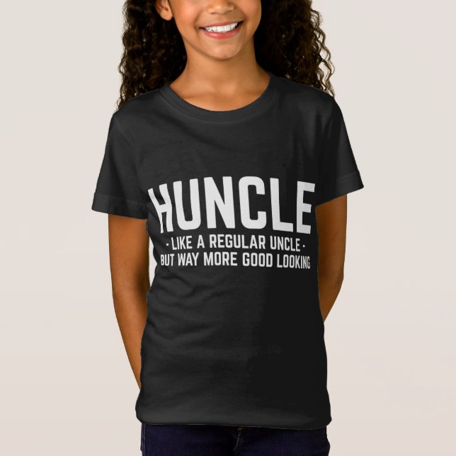 Camiseta Hung Like Regular Uncle Way More Good Looking Fu (Anverso)