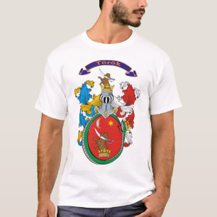 Camiseta húngara del escudo de armas de la famili