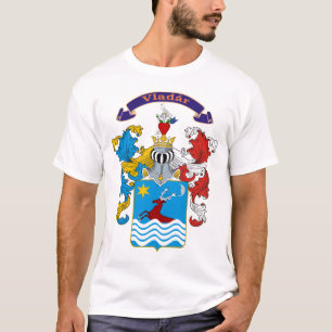 Camiseta húngara del escudo de armas de la famili