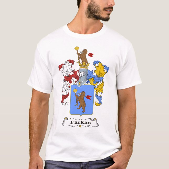 Camiseta húngara del escudo de armas de la familia (Anverso)