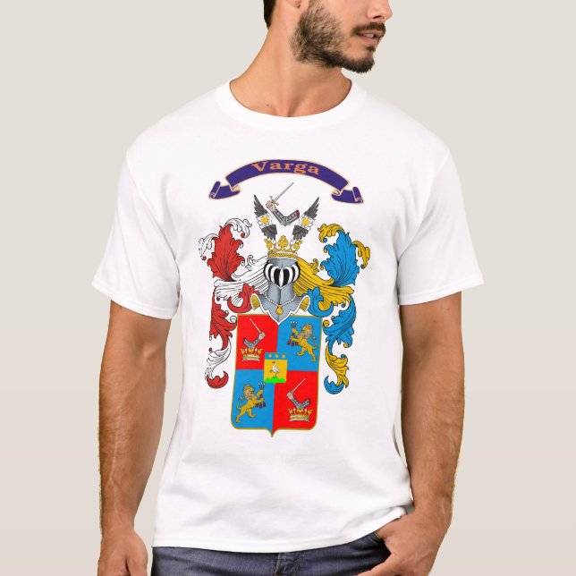 Camiseta húngara del escudo de armas de la familia (Anverso)