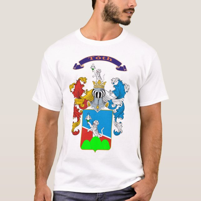Camiseta húngara del escudo de armas de la familia (Anverso)