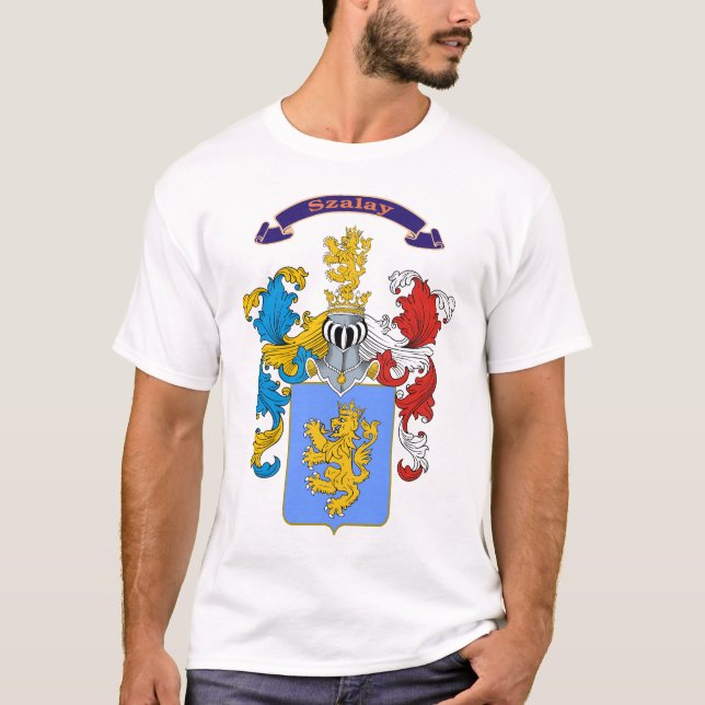 Camiseta húngara del escudo de armas de la familia (Anverso)