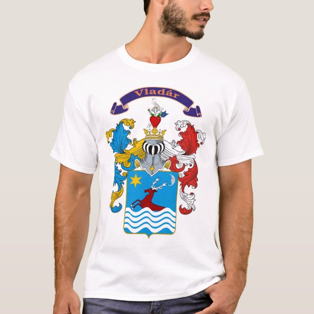 Camiseta húngara del escudo de armas de la familia (Anverso)