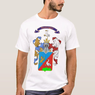 Camiseta húngara del escudo de la familia de