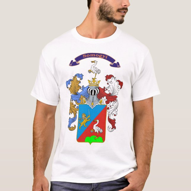 Camiseta húngara del escudo de la familia de (Anverso)