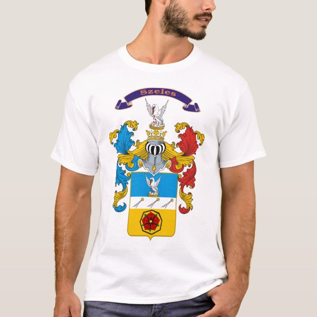 Camiseta húngara del escudo de la familia de (Anverso)