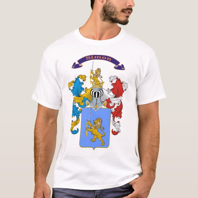 Camiseta húngara del escudo de la familia de Simon (Anverso)