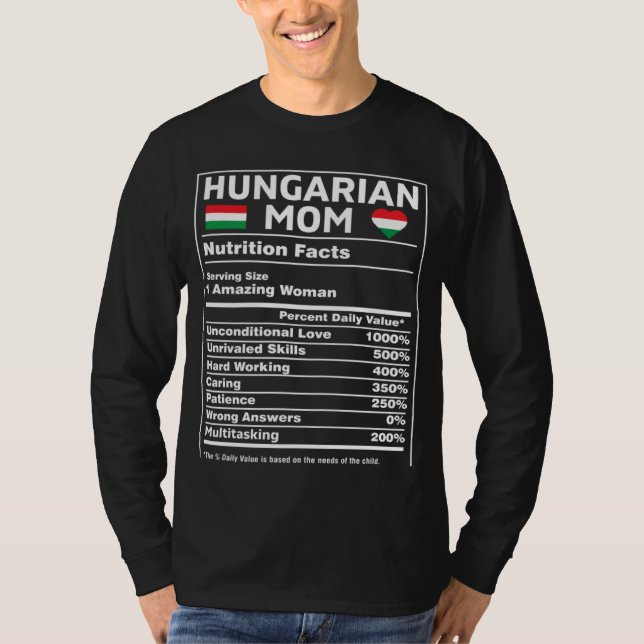 Camiseta Hungarian Mom For Women Hungary Flag Magyar Mother (Anverso)