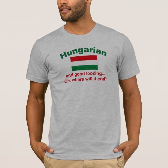 Camiseta Húngaro apuesto (Anverso)