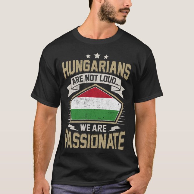 Camiseta Hungary Flag Passionate Hungarians Girls & Women (Anverso)