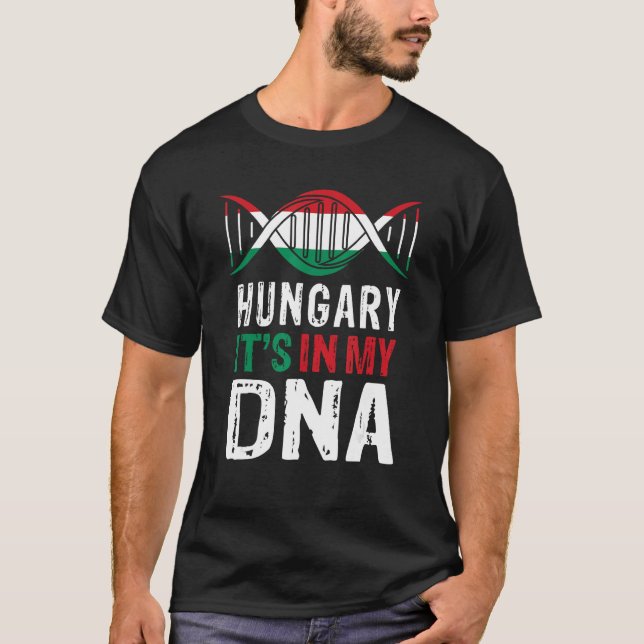 Camiseta Hungary It s In My DNA Proud Hungarian Hungary Fla (Anverso)