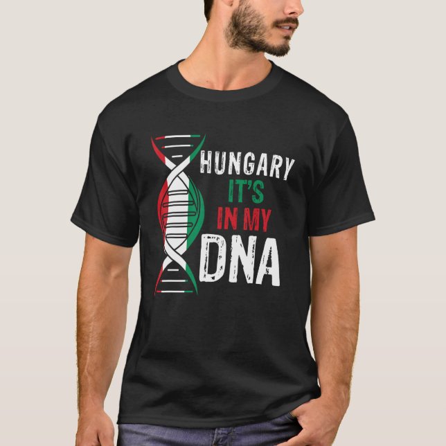 Camiseta Hungary It s In My DNA Proud Hungarian Hungary Fla (Anverso)