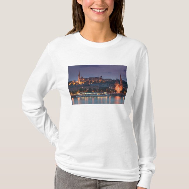 Camiseta HUNGRÍA, Budapest: Colina del Castillo, Iglesia Ca (Anverso)