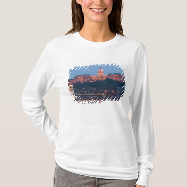Camiseta HUNGRÍA, Budapest: Puente de Szechenyi (Cadena), (Anverso)