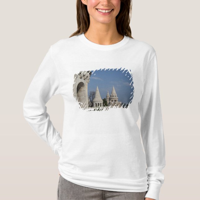 Camiseta Hungría, ciudad capital Budapest. Buda, Castillo (Anverso)