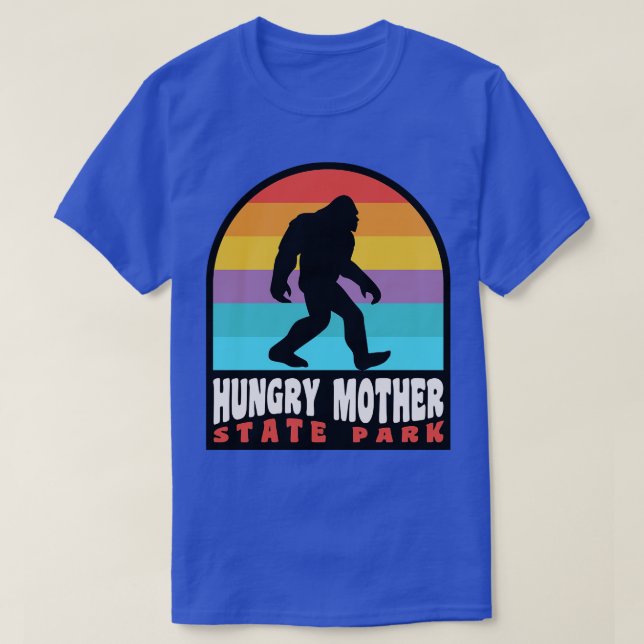 Camiseta Hungrin Mother State Park Campground Sasquatch (Diseño del anverso)