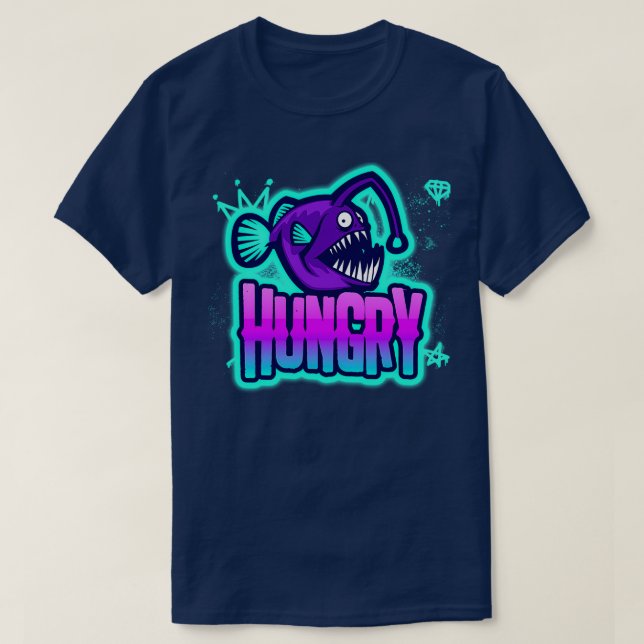 Camiseta Hungry Fish (Diseño del anverso)