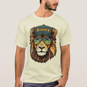 Camiseta Hungry_Lion_dgn- por Maaya_P, Men's
