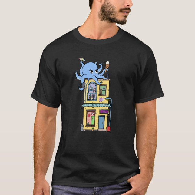 Camiseta Hungry Octopus (Anverso)