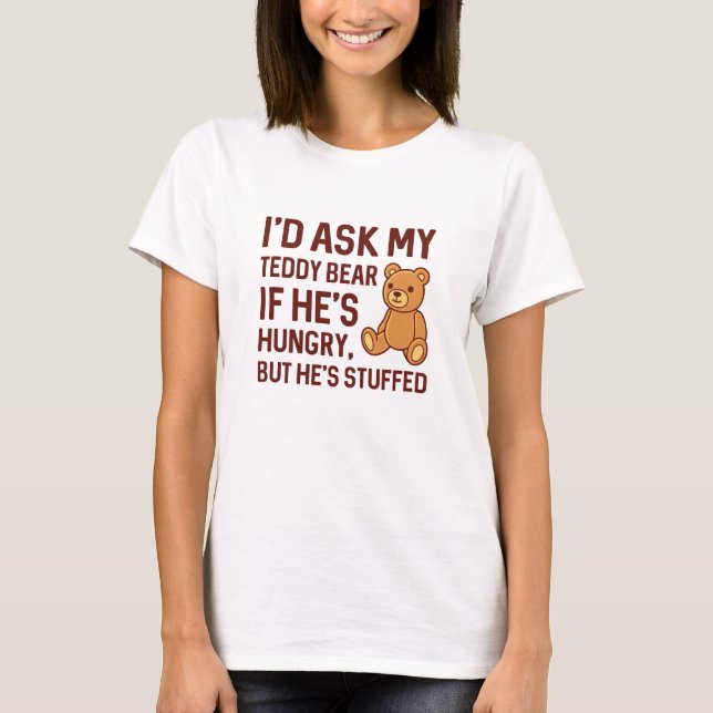 Camiseta Hungry Teddy Bear (Anverso)