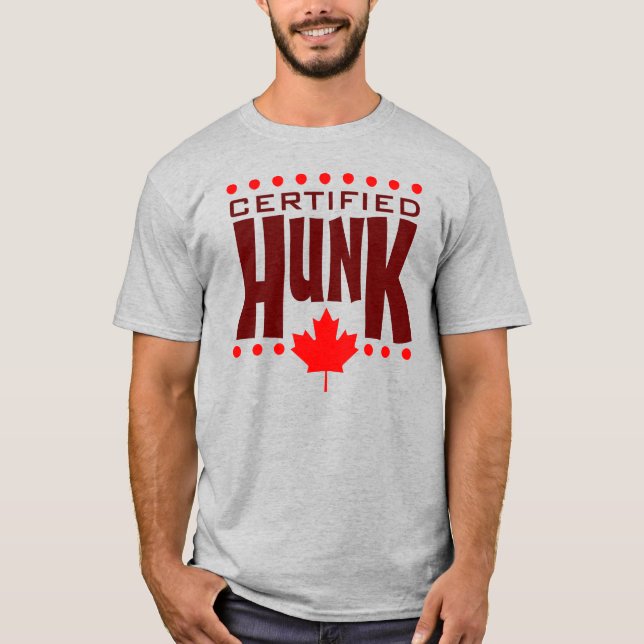 Camiseta HUNK certificado por hoja de arce canadiense (Anverso)