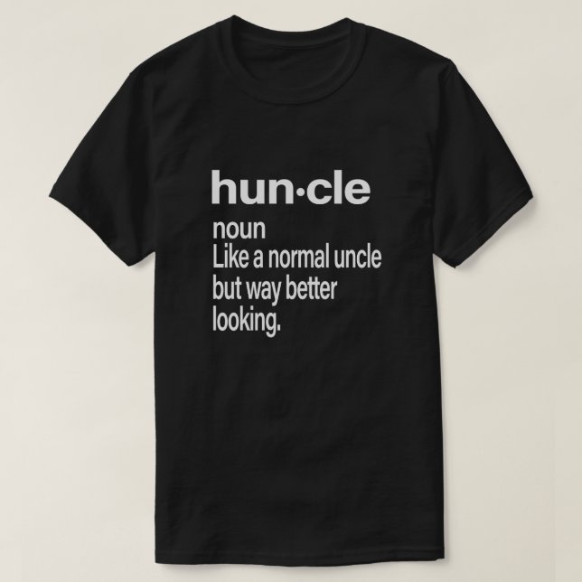 Camiseta Hunkle Definition divertido tío genial (Diseño del anverso)