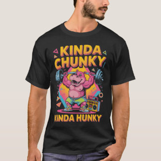 Camiseta Hunky Divertido Entrenamiento Fitness Retro Algo G