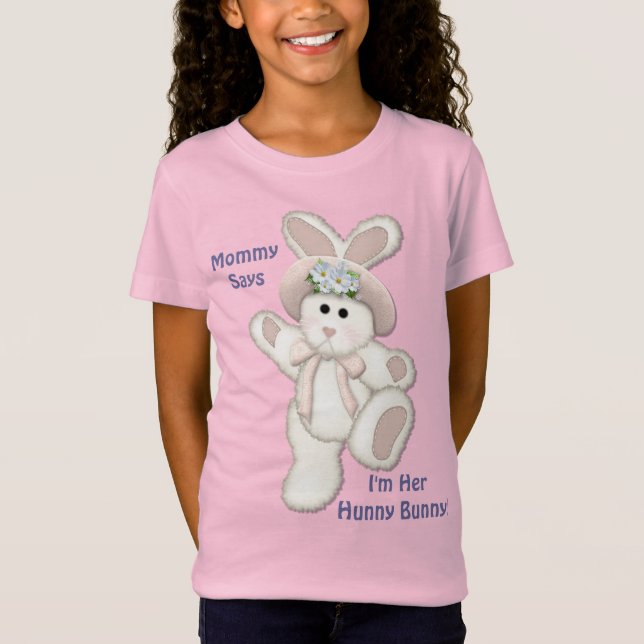 Camiseta Hunny Bunny Baby para el Chica (Anverso)