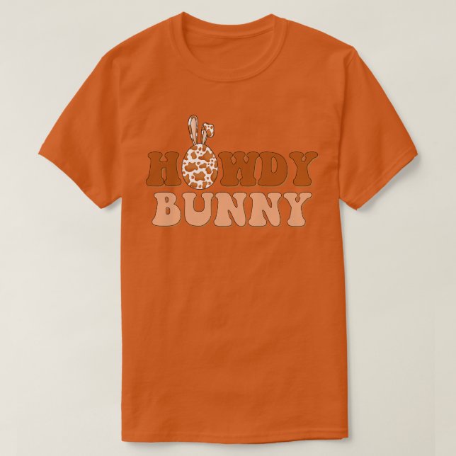 Camiseta Hunny Bunny Easter Egy Huevos Print Country Wester (Diseño del anverso)