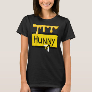 Camiseta Hunny (Honey) Jar Simulando con miel de goteo a