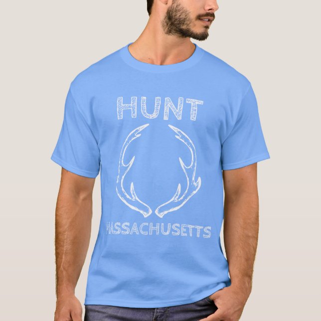 Camiseta Hunt Massachusetts Deer Hunting Gear For Hunting L (Anverso)