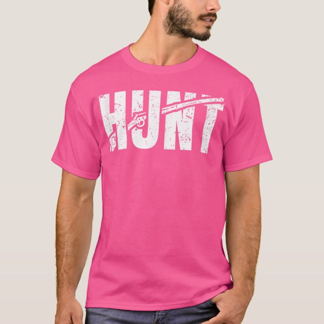Camiseta Hunt Muzzleloader Flintlock Rifle (Anverso)