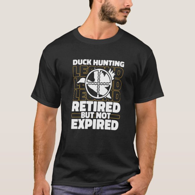 Camiseta Hunt Retiree Hunter Goose Geese - Pescado de caza (Anverso)