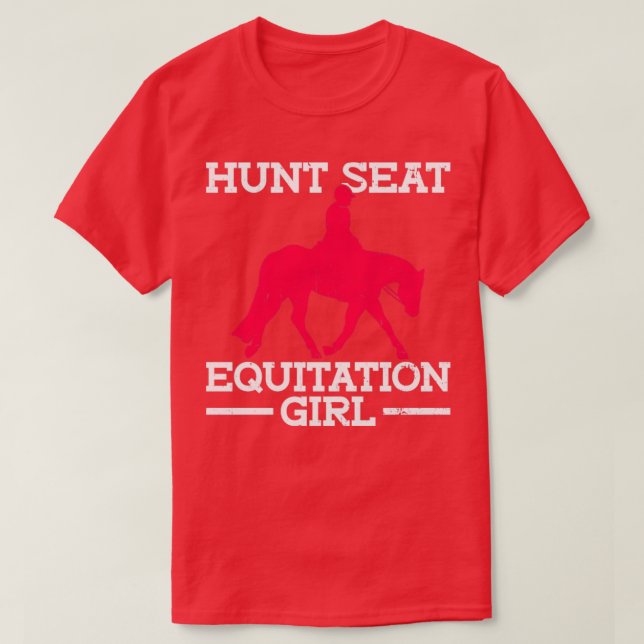 Camiseta Hunt Seat Equitation Chica Hunt Seat English Ridin (Diseño del anverso)