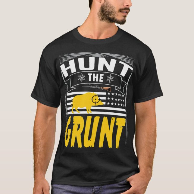 Camiseta Hunt the boston terrier animals  (Anverso)