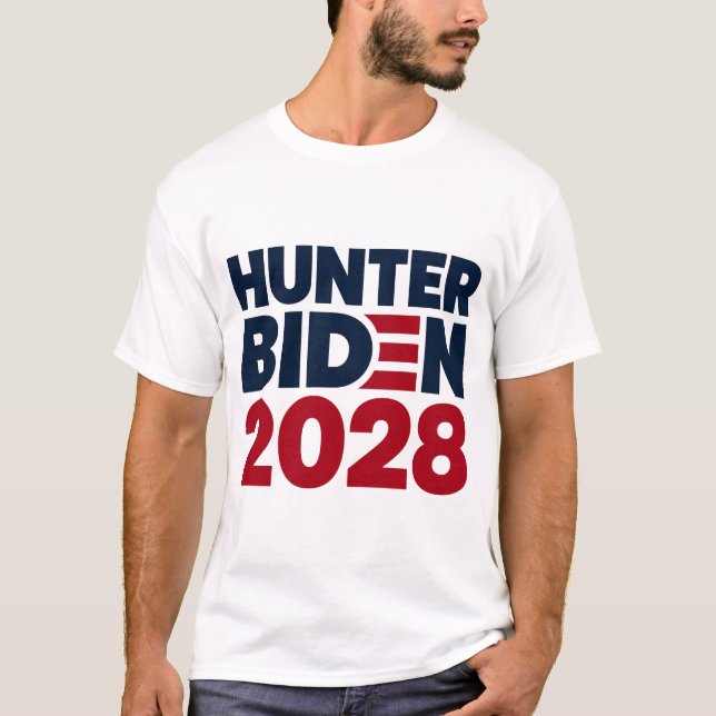 Camiseta Hunter Biden Presidente 2028 (Anverso)
