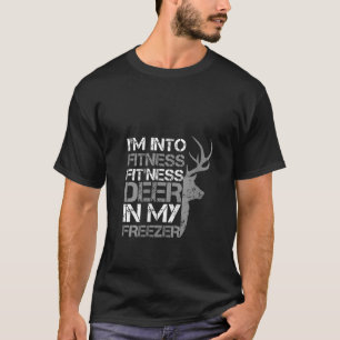Camiseta Hunter Dad Estoy en Fitness Deer Freezer Funny Hun