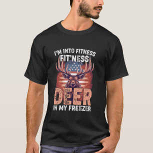 Camiseta Hunter Dad I m In Fitness Deer Freezer Hunting L